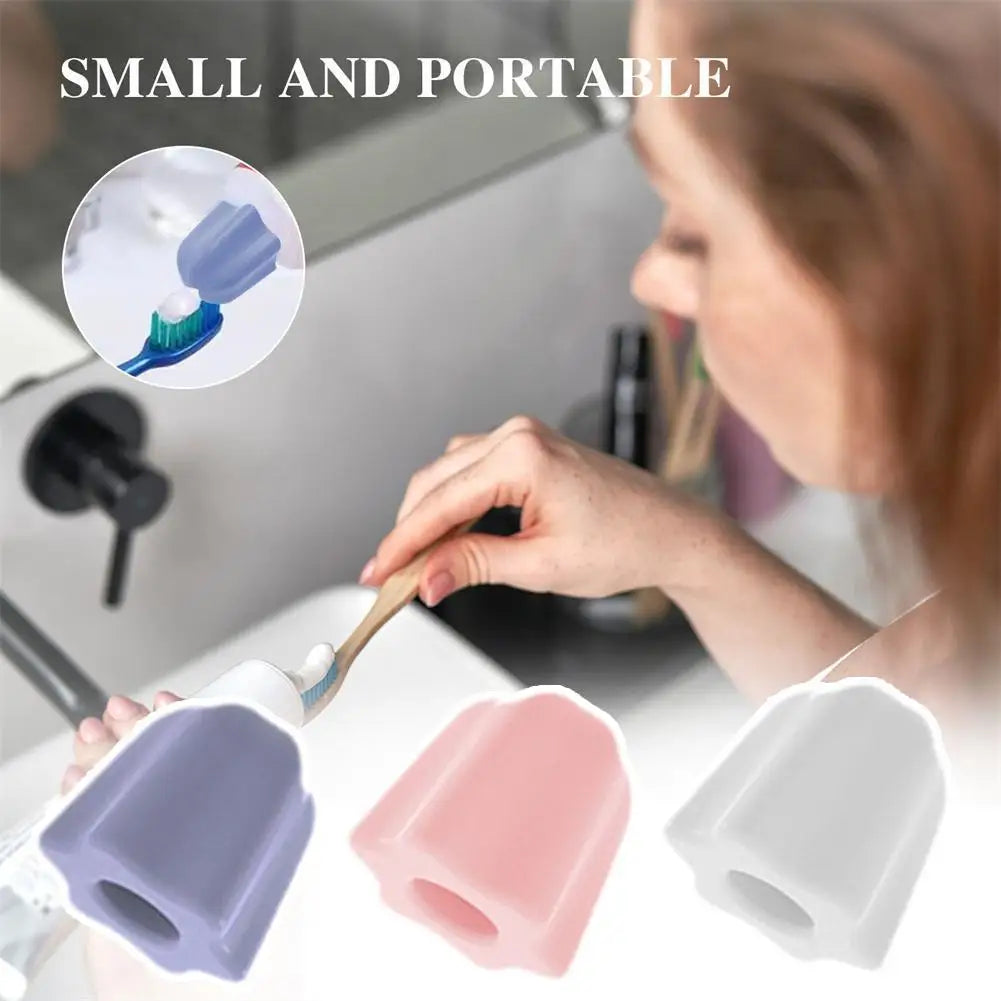 1pcs Silicone Toothpaste Cap Self-sealing Toothpaste Dispenser