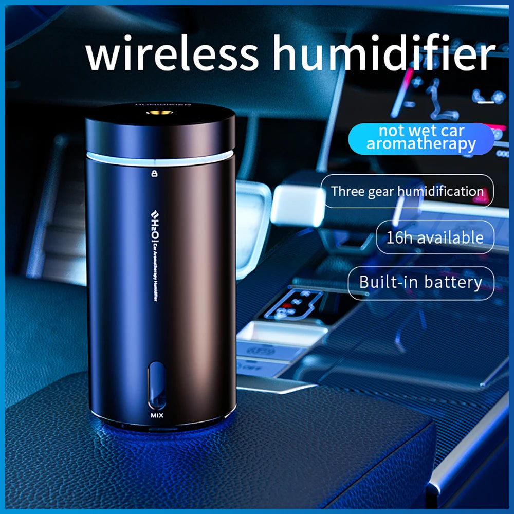 DINPHONE Car Air Humidifier Aluminium Alloy Essential Oils Diffuser